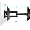 Mount-It! Small TV Monitor Wall Mount Arm Fits 19 - 27 Inch Display Screens, 75 & 100 VESA & RV Compatible, Tilts and Swivels Holds up to 40 Pounds - 4 of 4