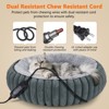 JOEJOY Temperature Control Heated Cat Bed, Removable Plush Cover with Heating Pad, Even Heat Distribution Mat for Senior Cats & Kittens - 2 of 4