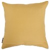 18"x18" Indoor French Knots Square Throw Pillow Gold - Pillow Perfect: Cotton Velvet, Abstract Design - 2 of 3