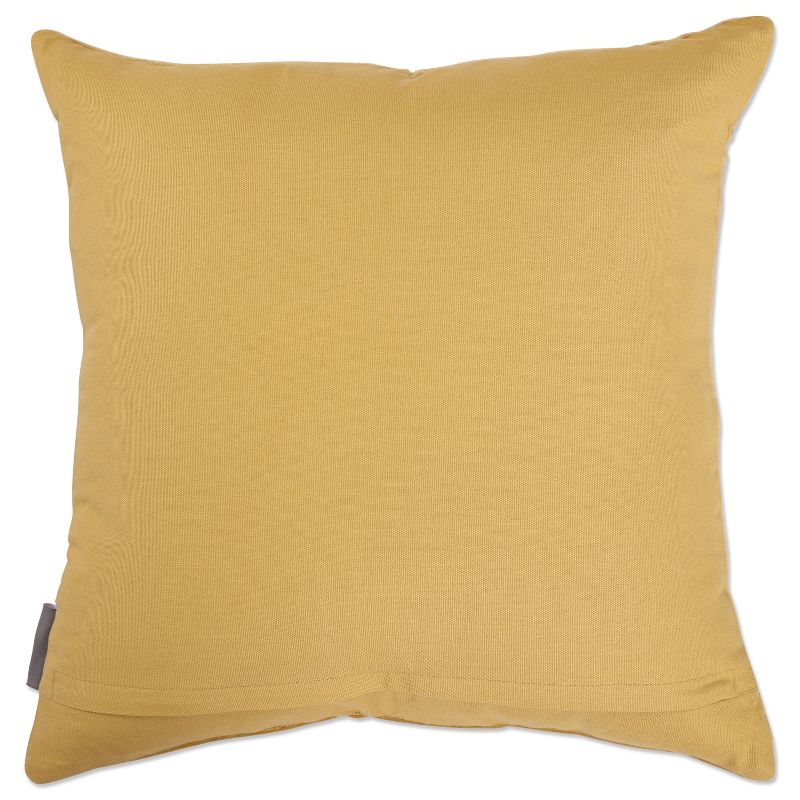 18&#34;x18&#34; Indoor French Knots Square Throw Pillow Gold - Pillow Perfect, 3 of 5