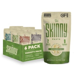 It’s Skinny Pasta 6-Variety Pack, Pre-Cooked Konjac Noodles Gluten Free Shirataki Noodle Low Carb Pasta, Vegan & Paleo-Friendly (6-Pack) - 1 of 4