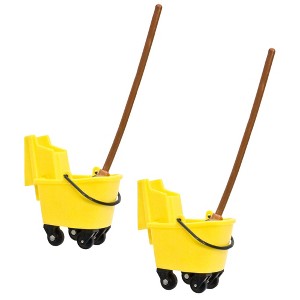 Set of 2 Mop & Buckets for WWE & AEW Wrestling Action Figures - 1 of 1