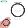 Unique Bargains Plastic Durable Multipurpose DTY Design Macrame And Knotting Supplies O Rings 30 Pcs - 3 of 4
