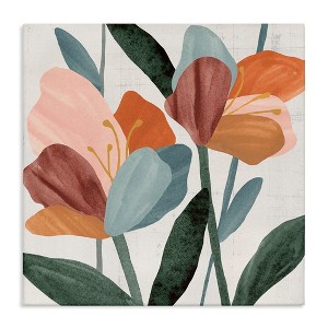 Stupell Industries Abstract Azalea Flower Petals Pink Blue Design - 1 of 4