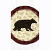 Earth Rugs Cabin Bear Printed Coaster 5"x5" Rustic Lodge Table Decor - 3 of 3