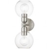Livex Lighting Downtown 2 - Light Vanity in  Brushed Nickel - 4 of 4