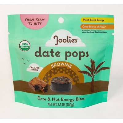 Joolies Organic Brownie Date Pops - 3.5oz