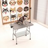FURNIinspire Pet Grooming Tools Foldable Pet Grooming Table for Pet Large Dogs and Cats with Adjustable, Bathing Station, Sliver, 38"*23.6"*65.5" - 2 of 4