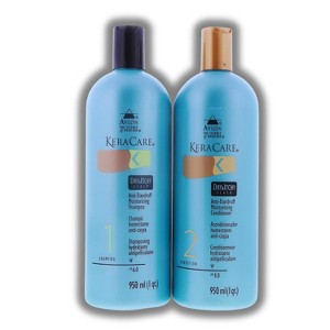 Avlon Keracare Dry & Itchy Scalp Moisturizing Shampoo & Conditioner (32 oz) DUO SET KIT - Sulfate-Free, Boosts Elasticity & Moisture + Anti-Flake - 1 of 2