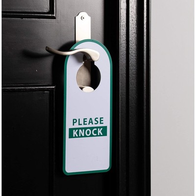 Juvale Do Not Disturb Door Hangers - 12-Pack Double-Sided Plastic Signs