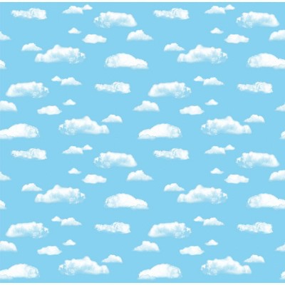 4pk 4'x12' Fadeless Bulletin Board Art Paper Clouds - Pacon