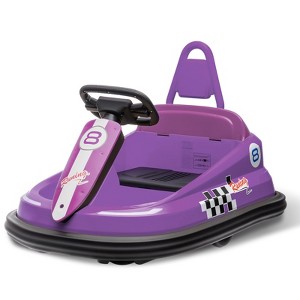 Jojoka Electric Kids Bumper Car Ride-On Toy with 360° Spin, Music, Horn, and Safety Belt, for Boys & Girls Ages 1-4 - 1 of 4