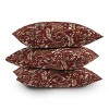 16"x16" Ninola Design Botanical Collection Organic Holiday Square Throw Pillow - Deny Designs - 4 of 4