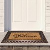 Northlight Gold and Natural Coir Rectangular "Welcome" Doormat 23" x 35" - image 2 of 4