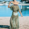 Women's Leopard Print Swim Cover-Up Dress -Cupshe - 4 of 4