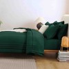 BAGOKIE 7-Piece Striped Bed in a Bag Comforter Set for All Season - 3 of 4