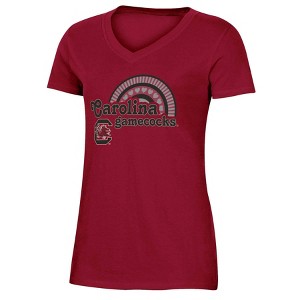 NCAA South Carolina Gamecocks Girls' V-Neck T-Shirt - 1 of 2