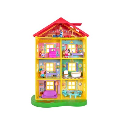 peppa pig's lights & sounds family home feature playset
