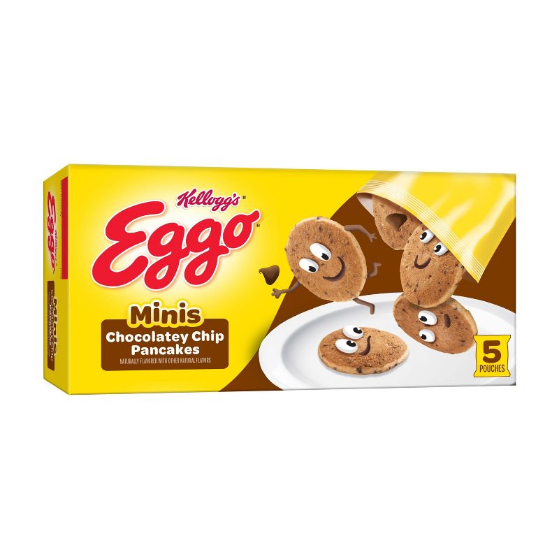 Eggo Bites Pouches Chocolatey Chip Frozen Pancakes - 8.4oz/5ct, 1 of 10