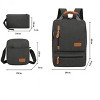 HTUTWOO 3pack, Women's And Men's Shoulder Bags,Casual Three-Piece Outdoor Travel Computer Backpack,Large-Capacity Schoolbag, Back to School Schoolbag - 2 of 4