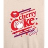 Women's - Coca-Cola - Cherry Coke Very Cherry Lightweight French Terry Wide Neck Long Sleeve Shirt - 2 of 4