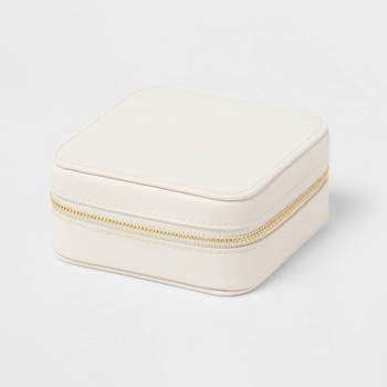 Umbra Mini Stowit Jewelry Box Natural/ White