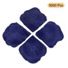 Unique Bargains Wedding Decoration Silk Artificial Flower Rose Petals 2''x2'' 5000 Pcs Dark Blue - 3 of 3