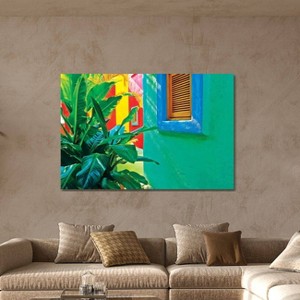 iCanvas Mexico, Costalegre. Colorful Hotel Walls by Jaynes Gallery Canvas Print Wall Art - 1 of 3