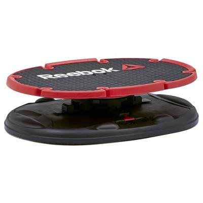Reebok 2 Level Core Stability Strength Training Balance Non Slip Bobbled Surface Platform Board with 8 Band Attachment Points