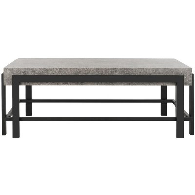 Oliver Coffee Table - Dark Grey/Black - Safavieh