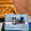 ZEZE Denim Foldable Pet Sofa Bed-Blue - 2 of 4