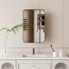 OUTSUPPLY Recessed Metal Modern Bathroom Storage with Mirror, Framed Medicine Cabinet with Adjustable Shelves - 2 of 4