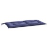 Garden Bench Cushion Set of 2 Navy blue vidaXL - 4 of 4