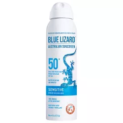 Blue Lizard Sensitive Mineral Sunscreen Spray - SPF 50+ - 4.5oz