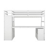 NicBex Twin Size Loft Bunk Bed with Desk, Modern Wooden Bed Frame with 2 Open Shelves, 7 Storage Drawers and Stairs for Bedroom - 4 of 4