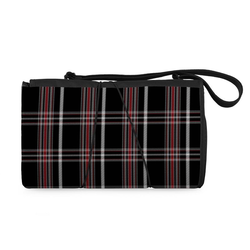 Picnic Time Blanket Tote Outdoor Picnic Blanket XL - Black, 4 of 6