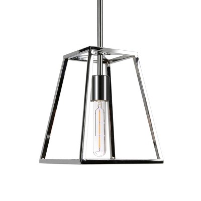 Hudson and Canal 8" Wide Open-Framed Pendant
