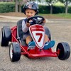 Radio Flyer 941 Hertz Battery Powered Adjustable Seat Kids Ultimate Outdoor Racing Go Kart Rider for kids Ages 3 to 8 Years Old, Red - 3 of 4