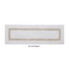 Hotel Bath Rug 100% Premium Cotton Tufted Weave Two Tone Reversible Bathroom Rug, Super Soft Absorbent, Machine Washable Bath Mat - 3 of 4