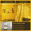 Itopfox 300LED Fairy Curtain Lights, Warm White USB Plug in 8 Modes String Hanging Lights with Remote for Bedroom, Indoor, Outdoor, Weddings, Party - 2 of 4
