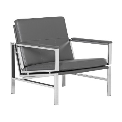 Studio Designs Home Atlas Modern Accent Chair with Padded Armrests Accent Armchair