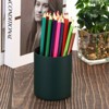 Unique Bargains Desk Stainless Steel Pencil Pen Holders Cup Makeup Brush Holder 1 Pc - 4 of 4