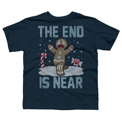 Boy's Design By Humans Christmas Is Near! By Raffiti T-Shirt