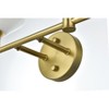 Elegant Lighting Gene 4 Light Satin Gold and Frosted White Glass Wall Sconce - 4 of 4
