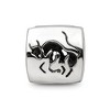 Black Bow Jewelry Sterling Silver Taurus the Bull Zodiac Bead Charm - 3 of 4