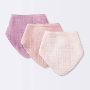 Baby 3pk Muslin Bandana Bib - Cloud Island™ - 1 of 4