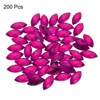 Unique Bargains Flat Back Artificial Rhinestones for Wedding DIY Crafts Party 200 Pcs - 3 of 4