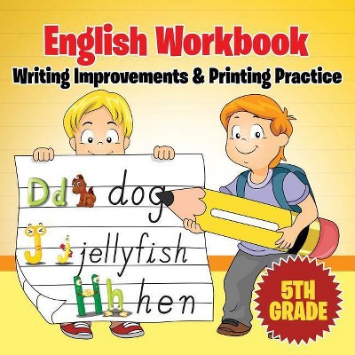 5th Grade English Workbook - by  Baby Professor (Paperback)