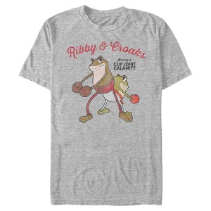 Men's Cuphead Ribby and Croaks T-Shirt - 1 of 4