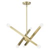 Livex Lighting Moco 6 - Light Chandelier in  Antique Brass - 4 of 4